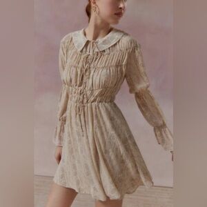 Urban Outfitters Kimchi Blue Smocked Lonnie Dress